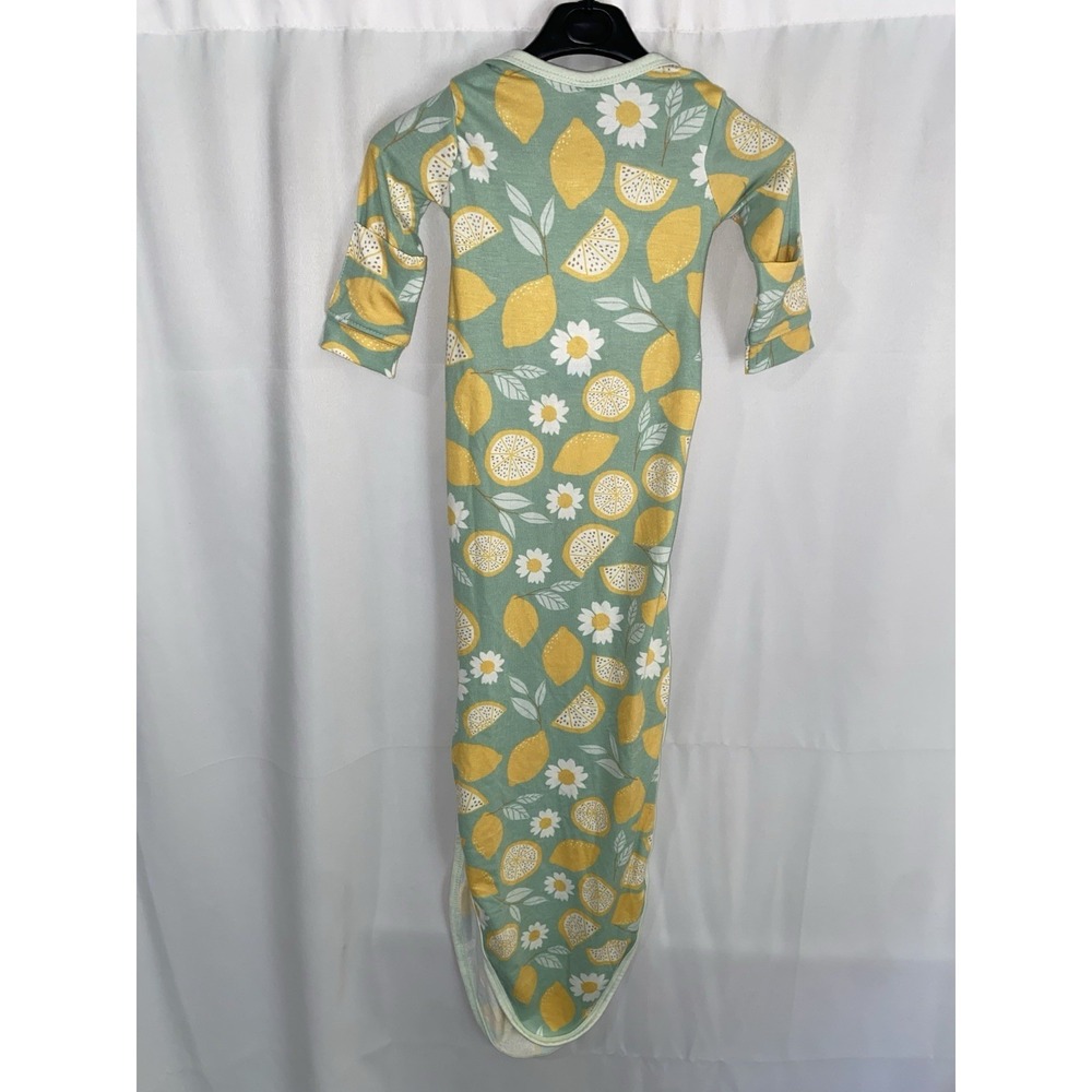 NWT Copper Pearl Newborn Knotted Gown Lemon Print - Picture 4 of 4